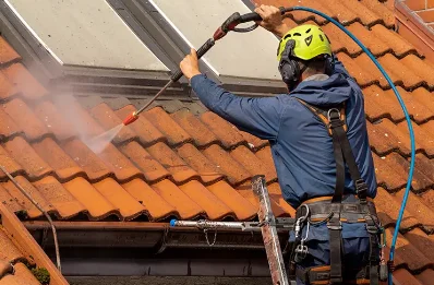 Démoussage et hydrofuge de toiture à Harquency